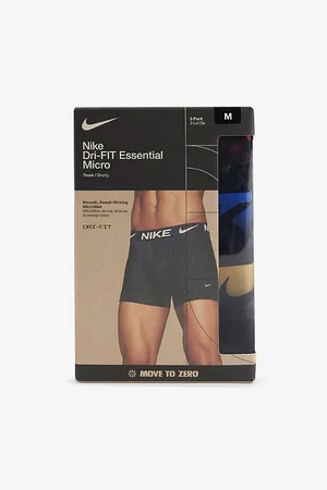 Nike Mens Branded-Waistband Pack Of Three Jersey Trunks