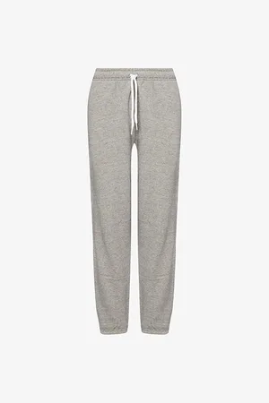 Ralph Lauren Womens Athletic Straight-Leg Cotton-Blend Jersey Jogging Bottoms