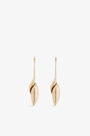 ZIMMERMANN Womens Flow 12ct Yellow- Plated Brass Drop Earrings