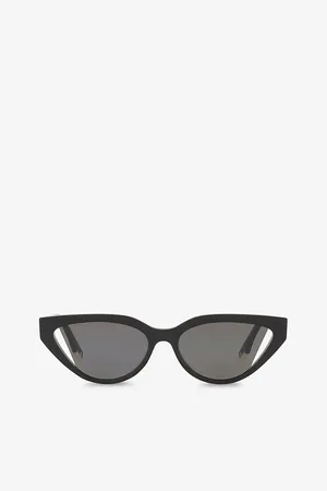 Fendi Womens Fe40009I Way Cat-Eye Acetate Sunglasses