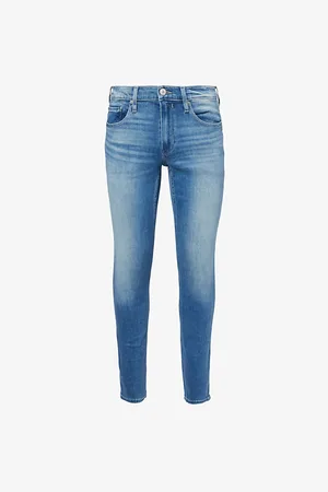 Paige Mens Lennox Slim-Fit Stretch-Denim Jeans