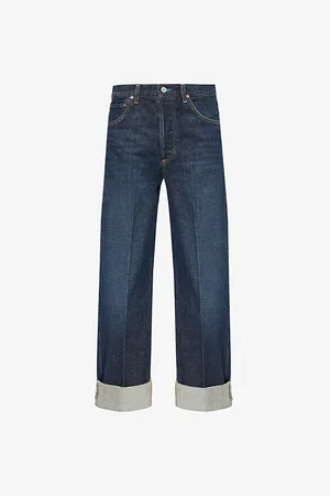 Citizens of Humanity Womens Ayla Baggy Wide-Leg High-Rise Jeans