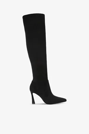 Kurt Geiger Womens Sweetie Heeled Leather Knee-High Boots
