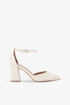 Carvela Womens Refined Heeled Faux-Leather Courts