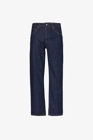 Nudie Jeans Mens Rad Rufus Straight-Leg Denim Jeans