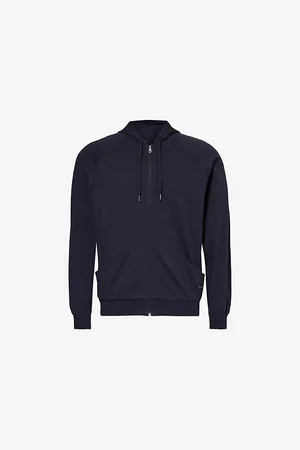 Paul Smith Mens Two-Slip-Pockets Regular-Fit Cotton-Jersey Hoody
