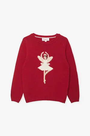 FrenchTrotters Fairy-Motif Long-Sleeve Knitted Jumper 2-11 Years