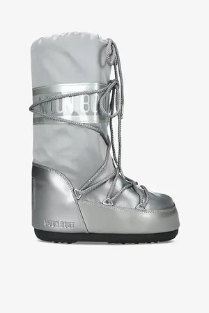 Moon Boot Womens Icon Glance Metallic Shell Boots