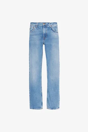 Nudie Jeans Mens Gritty Jackson Straight-Leg Regular-Fit Jeans
