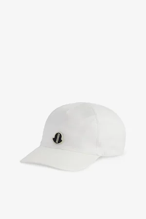 Moncler Womens Brand-Patch Woven Baseball Cap