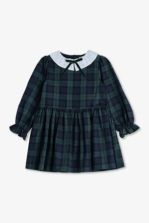 FrenchTrotters Tabitha Tartan Cotton Dress 2-11 Years
