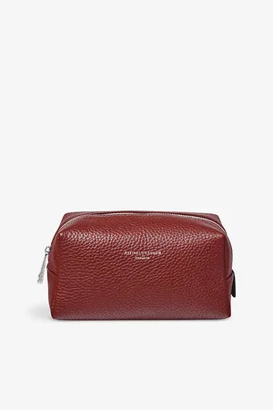 ASPINAL OF LONDON London Logo-Embossed Leather Cosmetic Bag