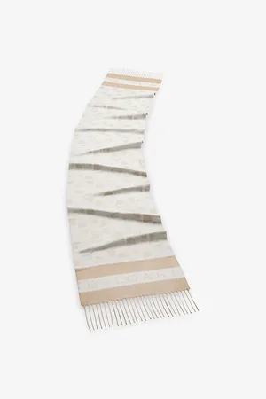 Bvlgari Womens Heritage Diva Impression Logo-Print Silk Scarf