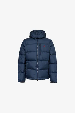 Ralph Lauren Mens Annual Core Hooded Regular-Fit Recycled-Polyester-Down Jacket