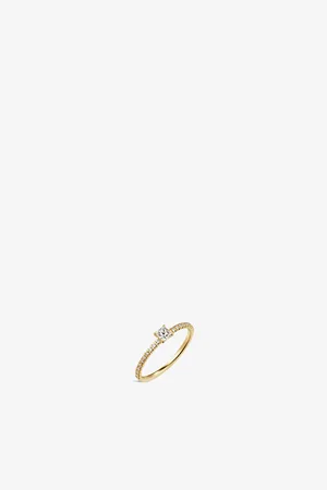 Cartier Étincelle De 18ct Yellow-Gold and Brilliant-Cut Diamond Ring