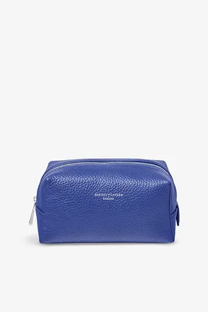 ASPINAL OF LONDON London Logo-Embossed Leather Cosmetic Bag