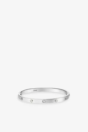 Cartier Womens Love Medium 18ct White-Gold Bracelet