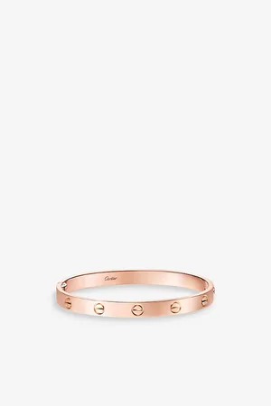 Cartier Womens Love Classic 18ct Rose-Gold Bracelet