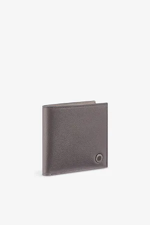 Bvlgari Womens Man Leather Compact Wallet