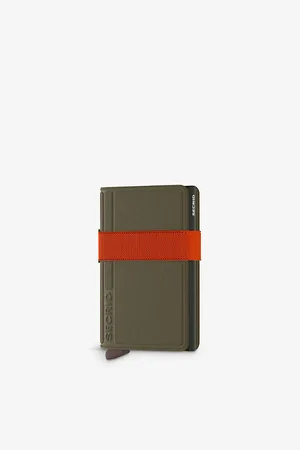 Secrid Womens Bandwallet Logo-Embossed Aluminium Wallet