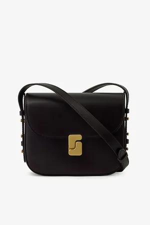 Soeur Womens Bellissima S-Embellished Leather Cross-Body Bag