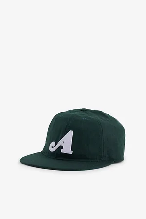 AWAKE NY Mens Classic Brand-Patch Wool-Blend Baseball Cap
