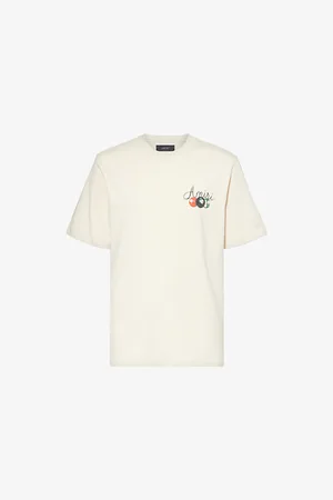 AMIRI Mens Pool Short-Sleeves Relaxed-Fit Cotton-Jersey T-Shirt