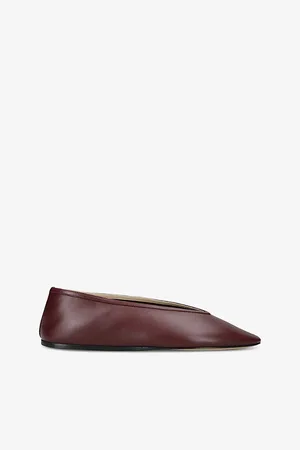 Le Monde Beryl Womens Luna Pointed-Toe Leather Pumps