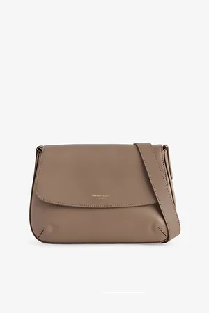 Giorgio Armani Womens Palmellato Leather Shoulder Bag