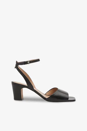 Whistles Womens Emerson Block-Heel Leather Heeled Sandals
