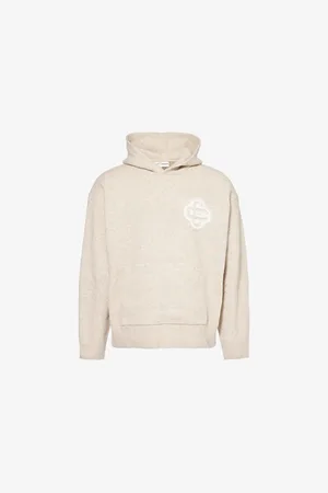 The Couture Club Mens Fluffy Emblem Regular-Fit Stretch-Knit Hoody