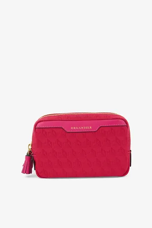 Anya Hindmarch Womens Organiser Duo Woven Pouch