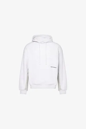 The Couture Club Mens Design Department Slogan-Print Cotton-Blend Hoody
