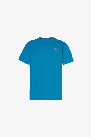 Paul Smith Mens Crew-Neck Short-Sleeves Regular-Fit Organic-Cotton T-Shirt