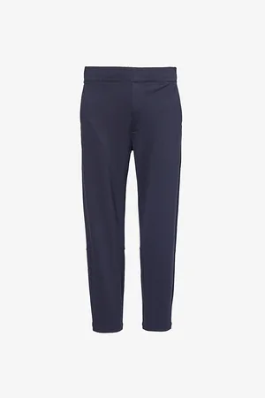 Paige Mens Tuller Relaxed-Fit Tapered Stretch-Jersey Trousers