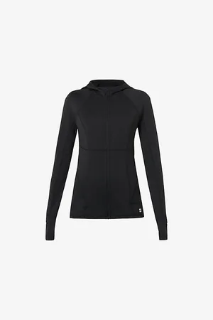 Sweaty Betty Womens Pro Run Zip-Up Stretch Recycled-Polyester Top