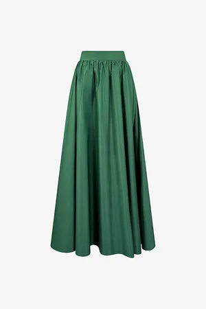 Ro&Zo Womens Partially Elasticated High-Waist Stretch-Woven Maxi Skirt