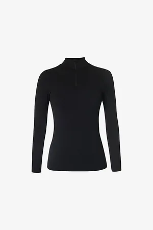 Sweaty Betty Womens Mindful Flex Half-Zip Stretch-Woven Top
