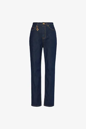 ZIMMERMANN Womens Crush Skinny-Leg Mid-Rise Stretch-Denim Jeans