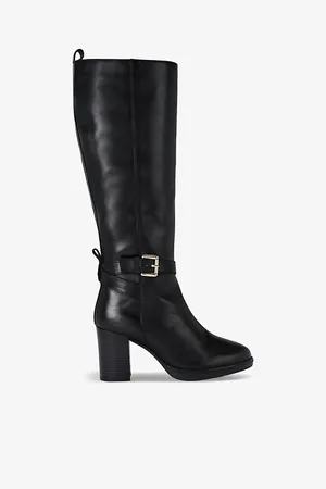 Kurt Geiger Womens Sage Knee-High Leather Boots