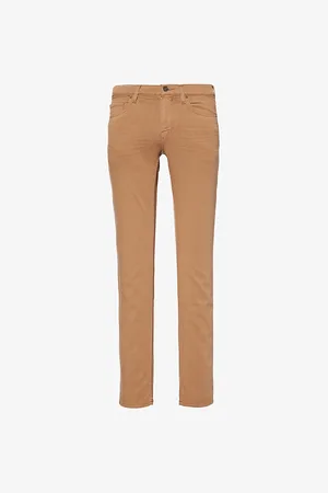 Paige Mens Lennox Slim-Fit Tapered Stretch-Denim Jeans