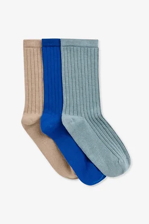 Whistles Womens Ribbed Pack Of Three Cotton-Blend Socks