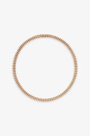 Cartier Womens Clash De 18ct Rose-Gold Necklace