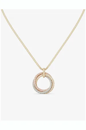 Cartier Trinity 18ct White, Rose, Yellow-Gold and 1.16ct Brilliant-Cut Diamond Pendant Necklace