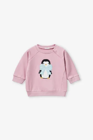 Benetton Animal-Embroidered Stretch-Woven Sweatshirt 1-18 Months