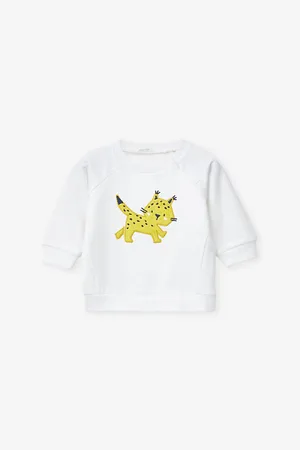 Benetton Animal-Embroidered Stretch-Woven Sweatshirt 1-18 Months