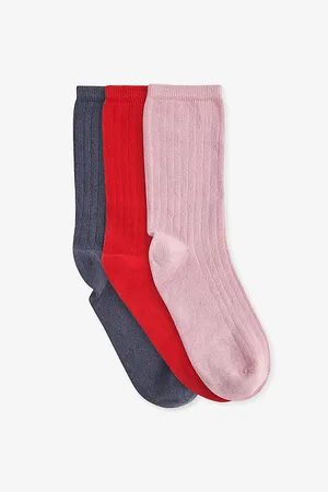 Whistles Womens Ribbed Pack Of Three Cotton-Blend Socks