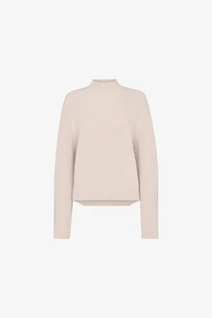 Whistles Womens High-Neck Knitted Wool-Blend Jumper