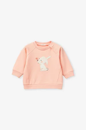 Benetton Animal-Embroidered Stretch-Woven Sweatshirt 1-18 Months