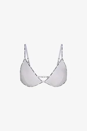 SKIMS Womens Dolce & Gabbana x Logo-Trim Stretch-Jersey Triangle Bra